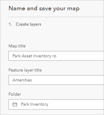 Map properties