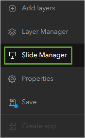 The Slide Manager button