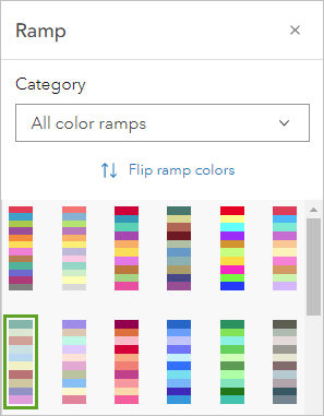 Light color ramp