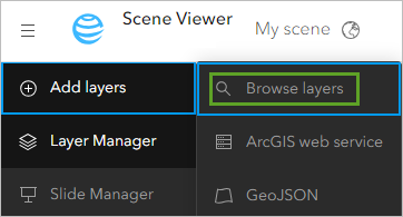 Browse layers option