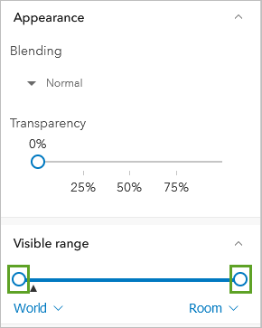 Updated Visible range setting