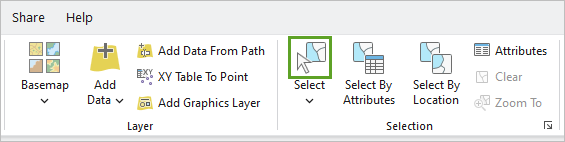 Select button