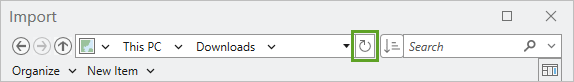 Refresh button