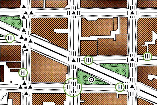 Intersections with only crossings
