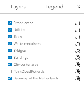 List of layers