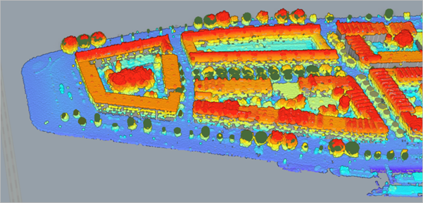 Point cloud in the scene