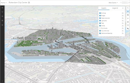 Web scene overview