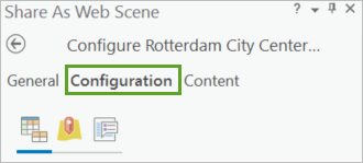 Configuration tab