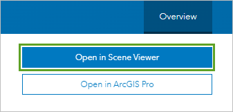 Open in Scene Viewer button