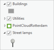 Uncheck the PointCloudRotterdam layer to turn it off.