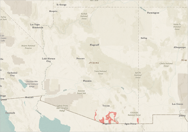 Map basemap updated and ready to share to story.