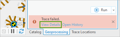 View Details in the Geoprocessing pane