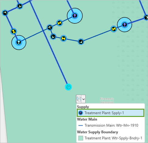 Treatment plant selected
