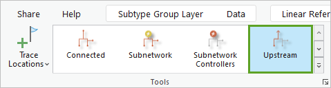 Upstream trace tool on the ribbon