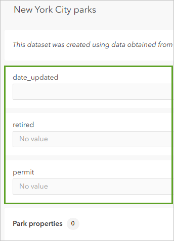 Three fields added to the form