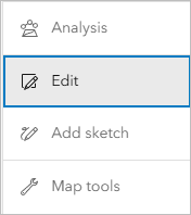 Edit on Settings toolbar