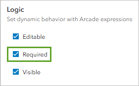 Required box checked