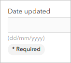 Field properties updated on the form
