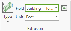 Field set to Building Height
