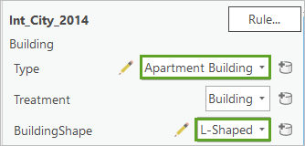 Type set to Apartment Building and BuildingShape set to L-Shaped