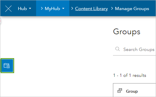 Add Group button