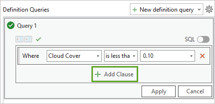 Cloud cover definition query