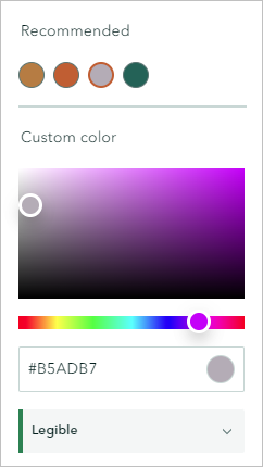 Purple accent color selected