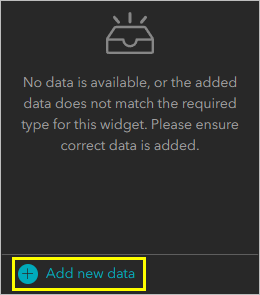 Add new data button