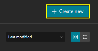 Create new button