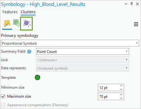 Cluster settings