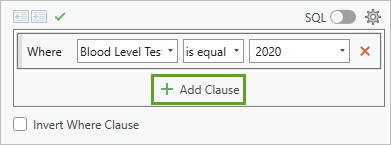 Add Clause button