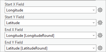 XY To Line tool X and Y fields set