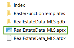 RealEstateData_MLS.aprx file