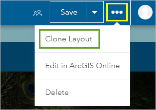 Clone Layout button