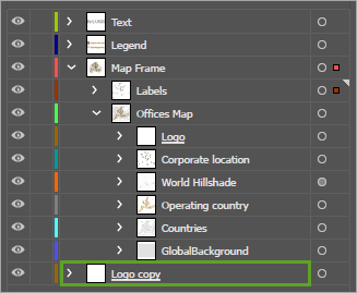 Logo copy layer at the bottom of the Layers panel