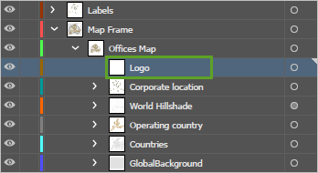 Logo layer inside the Offices Map layer
