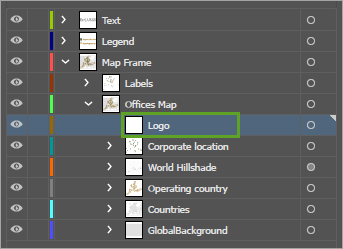 Logo layer inside the Offices Map layer