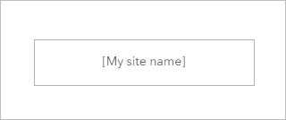My site name variable