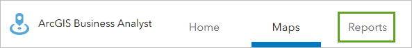 Reports tab