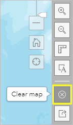 Clear map button