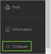 Collapse button on the Contents toolbar