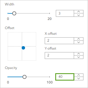 Opacity set to 40