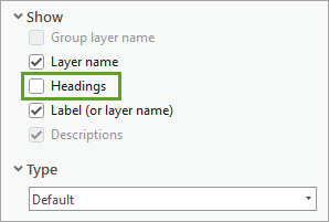 Uncheck Headings box.