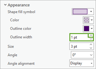 Apply no color to outline in symbology - Esri Community