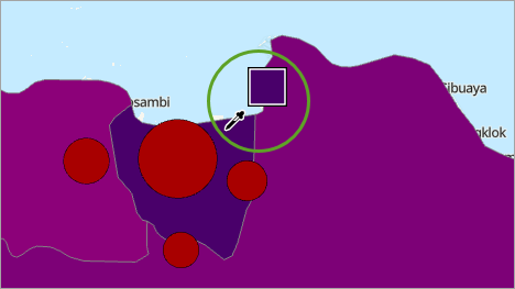 Eyedropper tool extracting color from the Special Capital Region of Jakarta