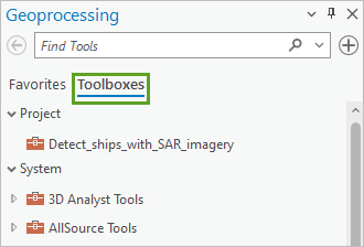 Toolboxes tab