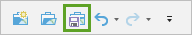 Save button on Quick Access Toolbar