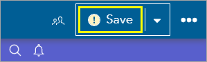 Save button