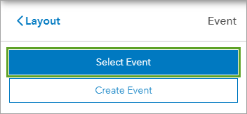 Select Event button