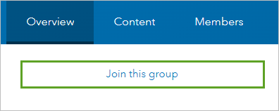 Join this group button